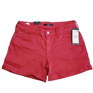 NEW Mavi Sara Mid-Rise 4" Boyfriend Denim Shorts in Brick‎ la Vintage, Size 30